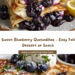 Blueberry Quesadillas Recipe