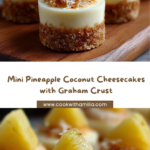 Mini Pineapple Coconut Cheesecakes Recipe
