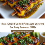 Rum-Glazed Grilled Pineapple Skewers Recipe