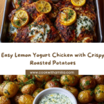 Lemon Yogurt Chicken with Roasted Potatoes Recipe