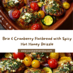 Brie & Cranberry Flatbread with Hot Honey Recipe