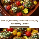 Brie & Cranberry Flatbread with Hot Honey Recipe