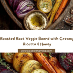 Root Veggie Valentine Board with Creamy Ricotta & Honey Recipe