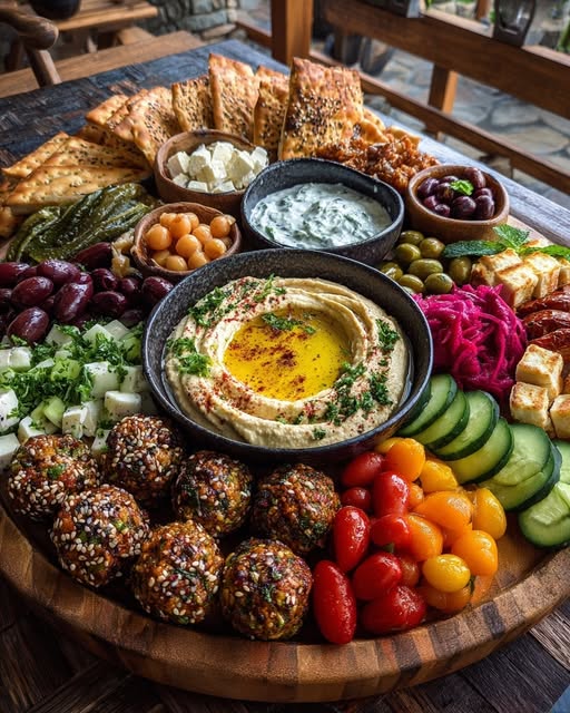 Mediterranean Mezze Tapas Grazing Table Recipe 2 Mediterranean Mezze Tapas Grazing Table Recipe - Recipe Image