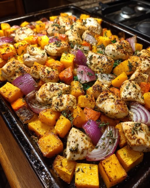 Butternut Squash with Chicken Recipe - Recipe Image