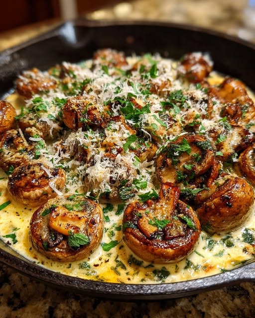 Creamy Yogurt Mushroom Skillet Recipe