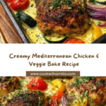 Creamy Mediterranean Chicken & Veggie Bake Recipe