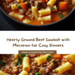 Hearty and Flavorful Goulash with Ground Beef and Macaroni Recipe