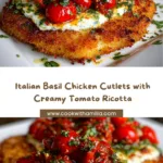 Cutlets with Tomato and Ricotta Topping Recipe