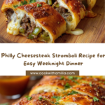 Philly Cheesesteak Stromboli! Recipe