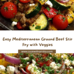 Mediterranean Ground Beef Stir Fry Recipe
