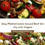 Mediterranean Ground Beef Stir Fry Recipe