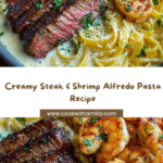 Steak & Shrimp Alfredo Recipe
