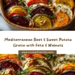 Sweet Potato & Feta Gratin with Walnuts Recipe