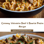 Creamy Velveeta Beef & Bowtie Pasta Recipe