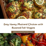 Honey Mustard Chicken with Roasted Veggies Recipe
