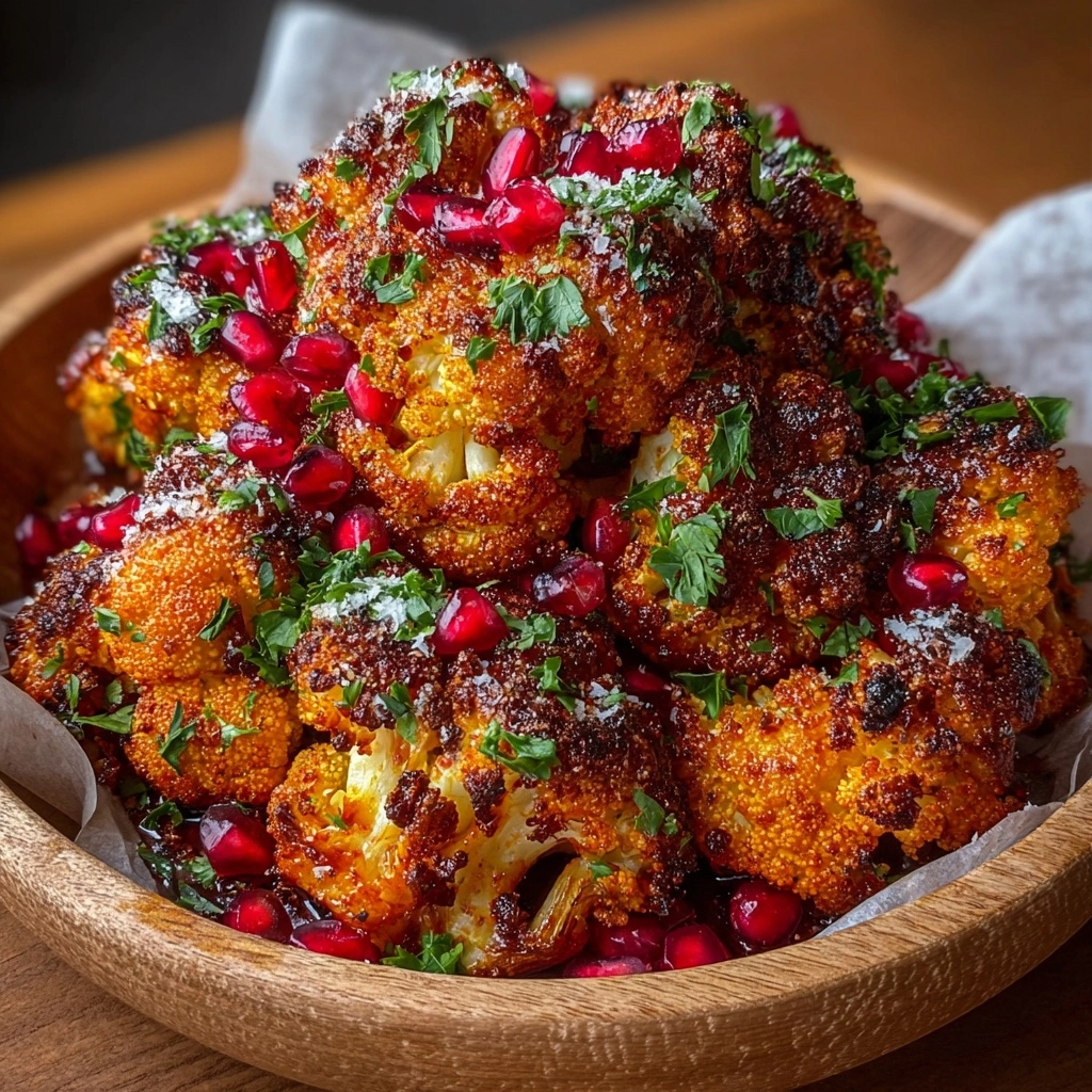 liflower with Tahini & Pomegranate Seeds Recipe 3 liflower with Tahini & Pomegranate Seeds Recipe - Recipe Image