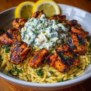 Cauliflower Rice Stack with Yogurt Sauce Recipe