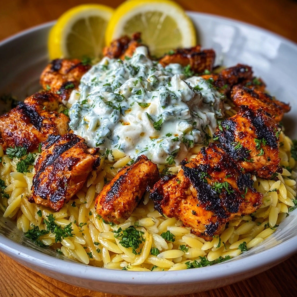 Cauliflower Rice Stack with Yogurt Sauce Recipe - Recipe Image