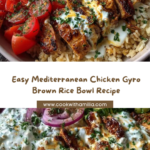 Brown Rice Bowl with Whipped Garlic Feta Recipe