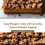 Pumpkin Cookie Streusel Cake Recipe