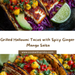 Grilled Halloumi Tacos with Spicy Ginger-Mango Salsa Recipe