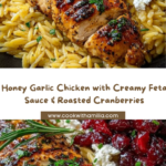 zo with Feta Sauce & Roasted Cranberries Recipe