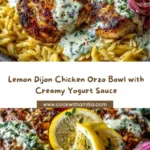 Orzo Bowl with Yogurt Lemon Garlic Sauce Recipe