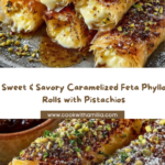 Caramelized Feta & Honey Phyllo Rolls with Pistachio Crunch Recipe