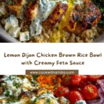 Rice Bowl with Creamy Feta Yogurt Sauce Recipe