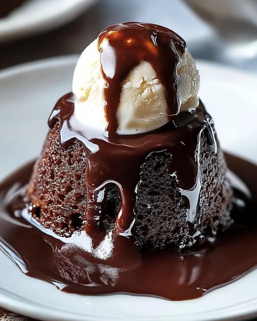 Chocolate Sticky Toffee Puddings for Two Recipe 2 Chocolate Sticky Toffee Puddings for Two Recipe - Recipe Image