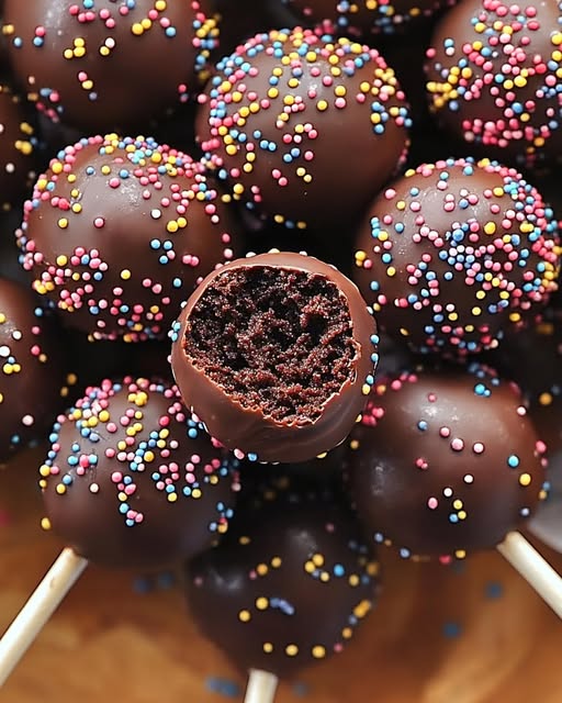 Chocolate Cake Pops Recipe 2 Chocolate Cake Pops Recipe - Recipe Image