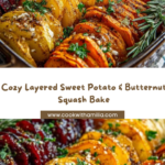 Carrot Bake with Cranberry-Honey Drizzle Recipe