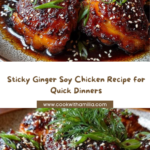 Sticky Ginger Soy Glazed Chicken Recipe
