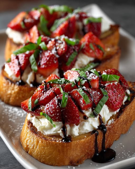 uschetta with Whipped Mascarpone & Basil Recipe - Recipe Image