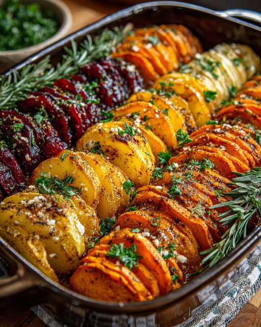 Carrot Bake with Cranberry-Honey Drizzle Recipe