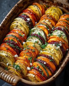 Carrot Bake with Cranberry-Honey Drizzle Recipe