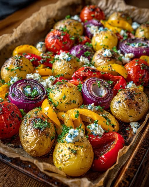 Red Onion & Creamy Feta Crumble Recipe