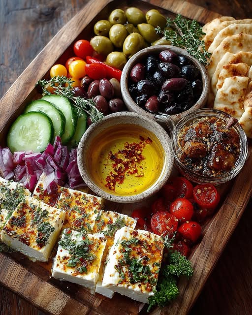 Olives & Pita Chips Recipe - Recipe Image