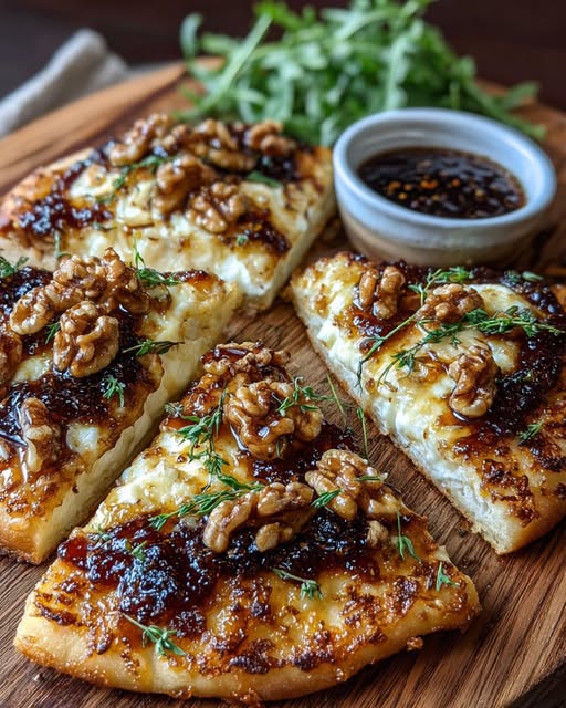 Toasted Walnuts with a Hot Honey Drizzle Recipe - Recipe Image