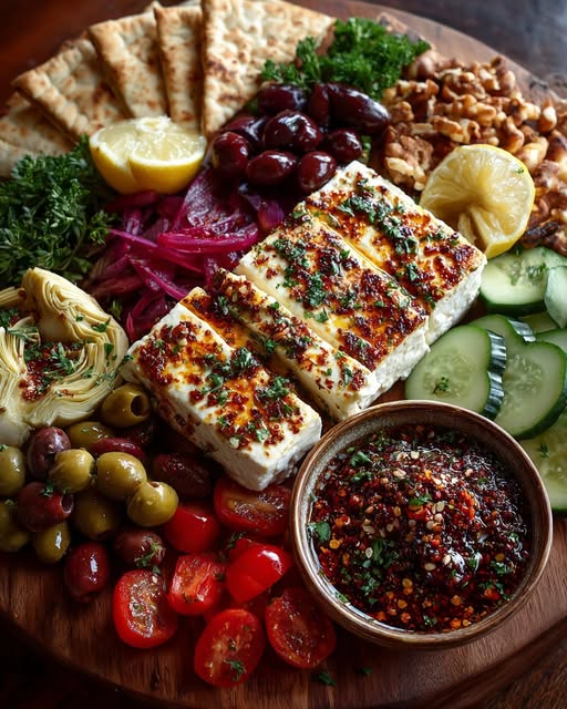 Olives & Pita Chips Recipe