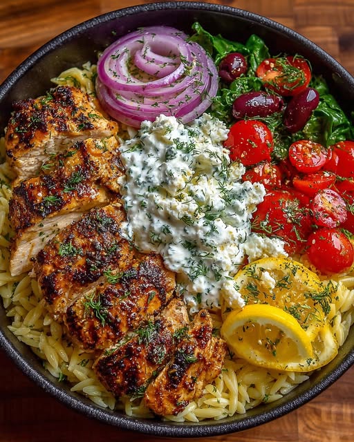 Bowl with Creamy Dill Feta Yogurt Sauce Recipe 2 Bowl with Creamy Dill Feta Yogurt Sauce Recipe - Recipe Image