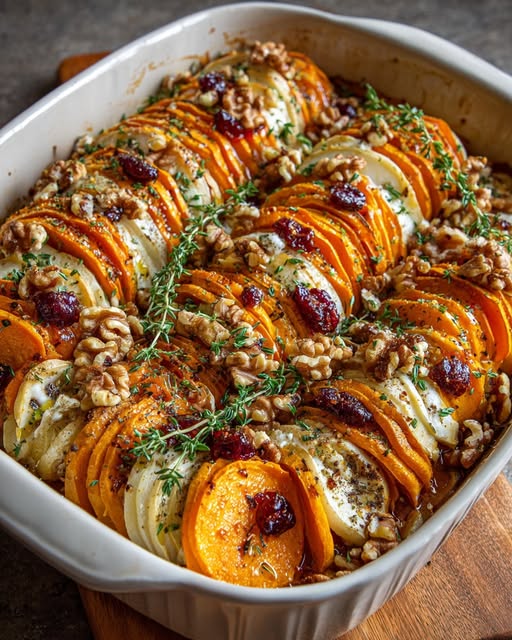 Walnuts & Cranberry-Honey Glaze Recipe - Recipe Image