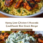 Cauliflower Rice Stack with Yogurt Sauce Recipe