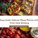 Greek Halloumi Mezze Platter with Herb Dressing Recipe