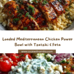 Chicken Power Bowl with Tzatziki & Feta Recipe