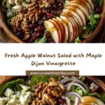 Apple Walnut Salad with Maple Dijon Vinaigrette Recipe