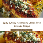 Spicy Crispy Hot Honey Lemon Feta Chicken with Herb Crust Recipe