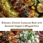 cous with Roasted Veggies & Whipped Feta Recipe
