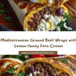 Wrap with Creamy Lemon Honey Feta Cream Recipe